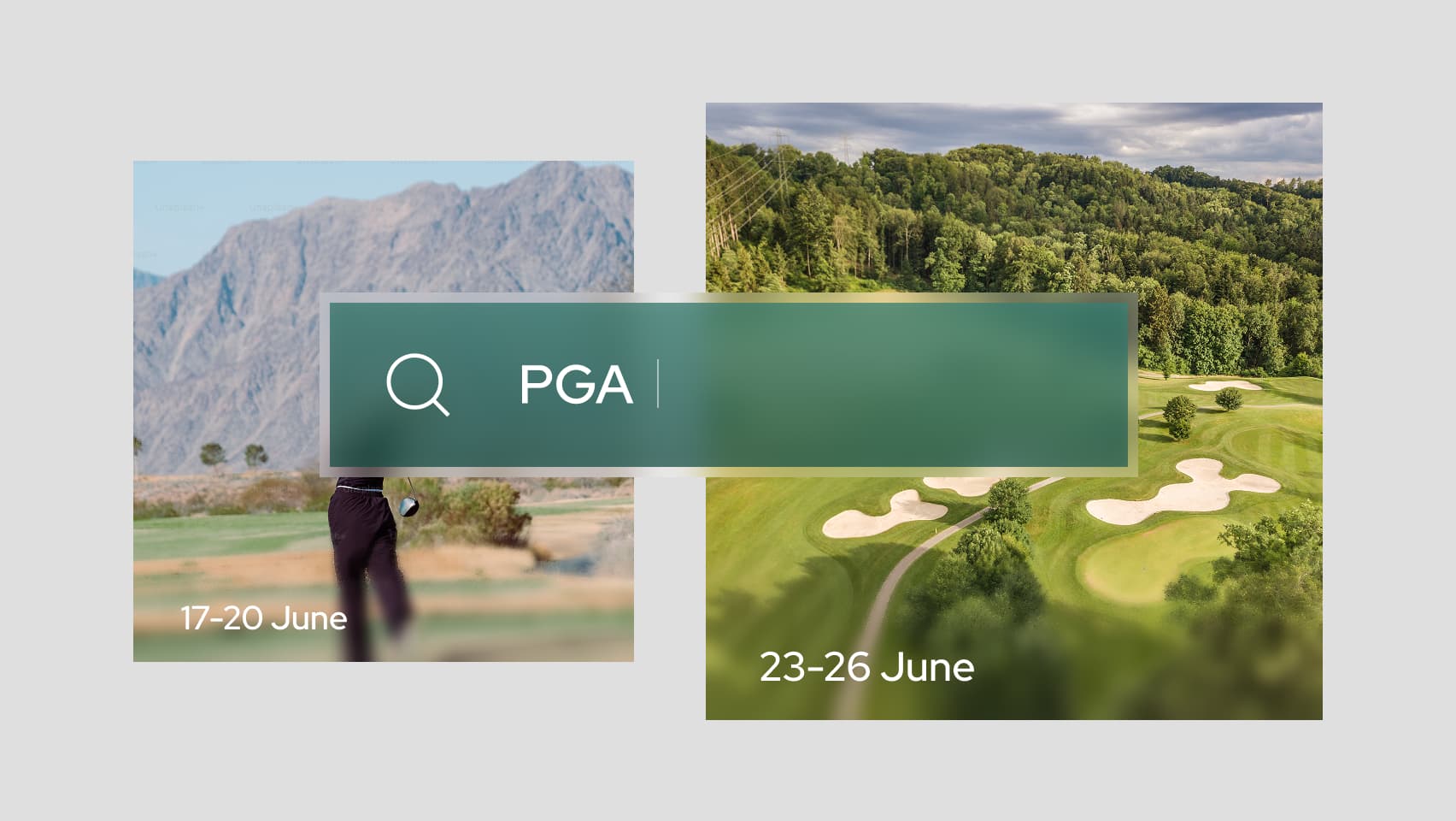 Find a tournament that fits your schedule